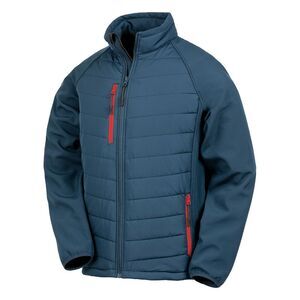 Result Womens/Ladies Compass Soft Shell Jacket / Navy/Red